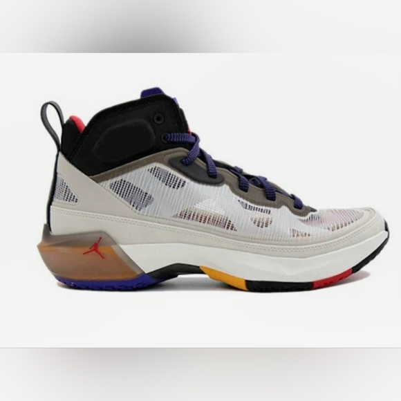 Air Jordan Beyond Borders 37 Athletic Shoes White Red Purple
